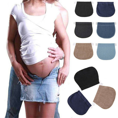 1 Pcs Women Pregnancy Button Belt Pants Extension