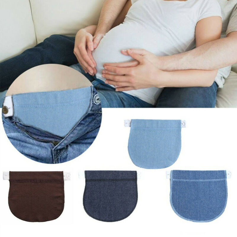 1 Pcs Women Pregnancy Button Belt Pants Extension