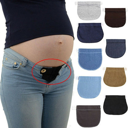 1 Pcs Women Pregnancy Button Belt Pants Extension