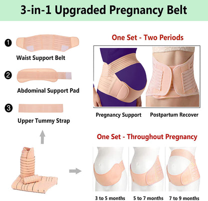 Maternity Brace Protector Care Abdomen Support Belly Clothes Pregnant