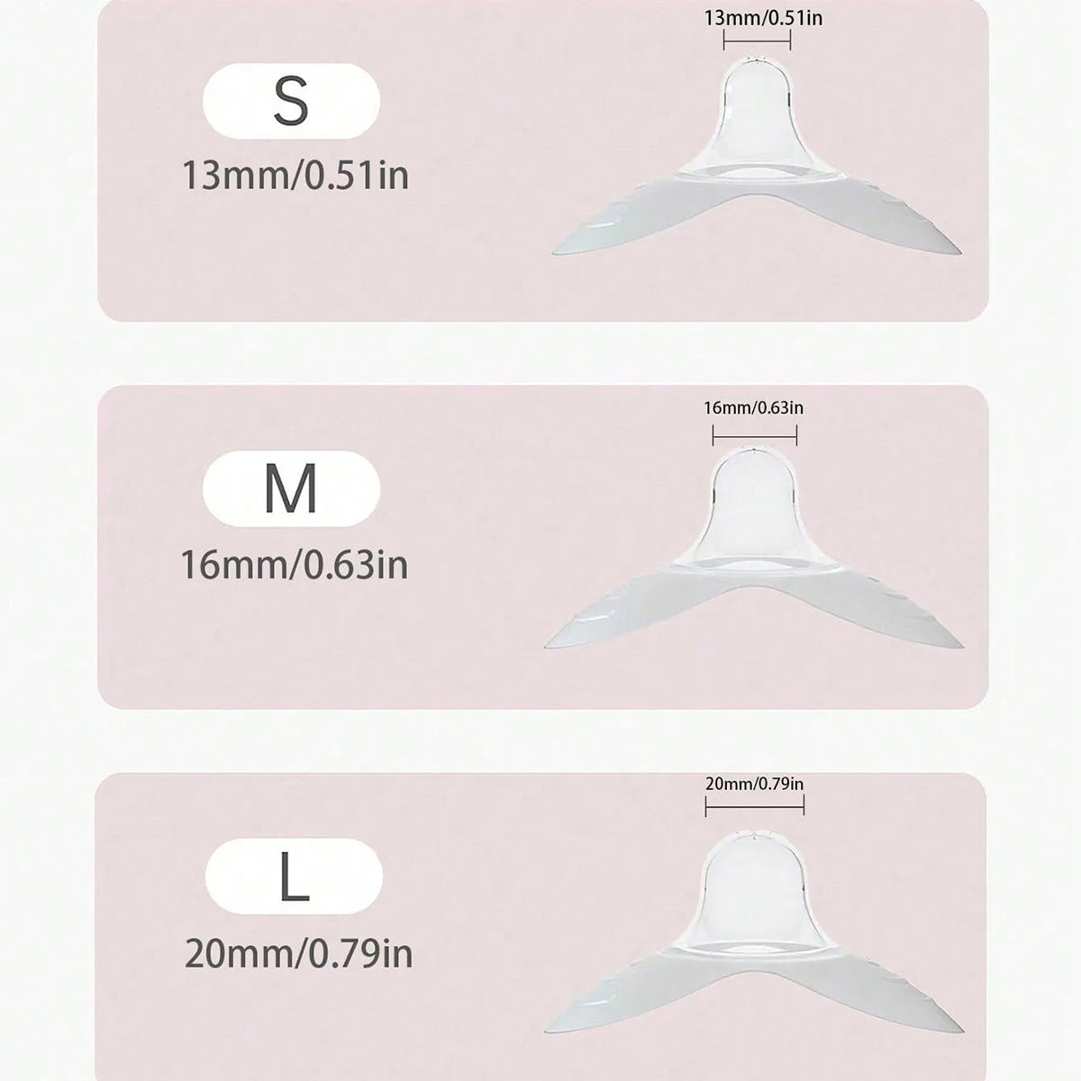 2pcs/Pack New Silicone Nipple Shields with Box, Breastfeeding Nipple