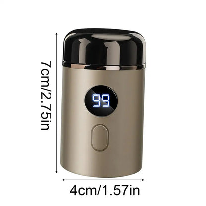Small Electric Shaver Beard Trimmer Shaver IPX7 Waterproof Pocket Razors And Shaver Replace Head Pocket Travel Razors