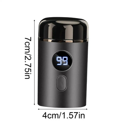 Small Electric Shaver Beard Trimmer Shaver IPX7 Waterproof Pocket Razors And Shaver Replace Head Pocket Travel Razors