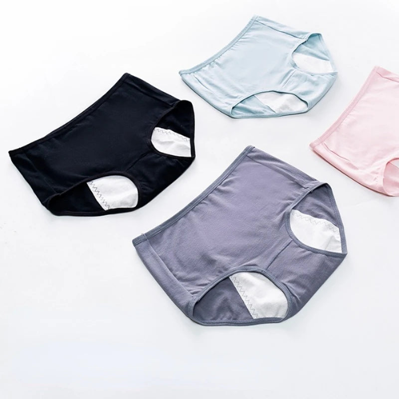 Leak Proof Menstrual Panties Physiological Underwear Womens Comfortable Cotton Panties Breathable Female Waterproof Briefs