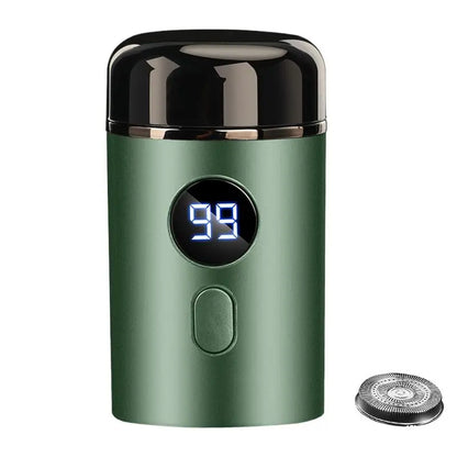Small Electric Shaver Beard Trimmer Shaver IPX7 Waterproof Pocket Razors And Shaver Replace Head Pocket Travel Razors
