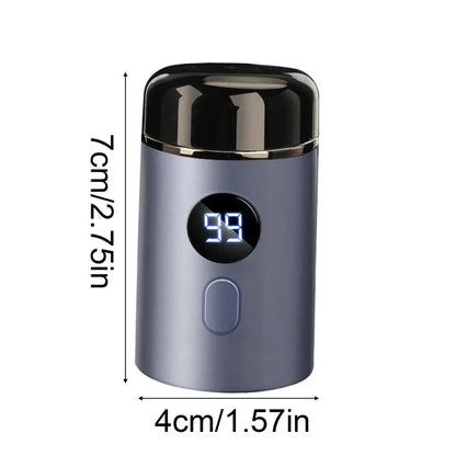 Small Electric Shaver Beard Trimmer Shaver IPX7 Waterproof Pocket Razors And Shaver Replace Head Pocket Travel Razors