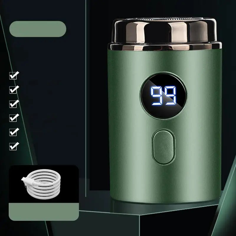 Small Electric Shaver Beard Trimmer Shaver IPX7 Waterproof Pocket Razors And Shaver Replace Head Pocket Travel Razors
