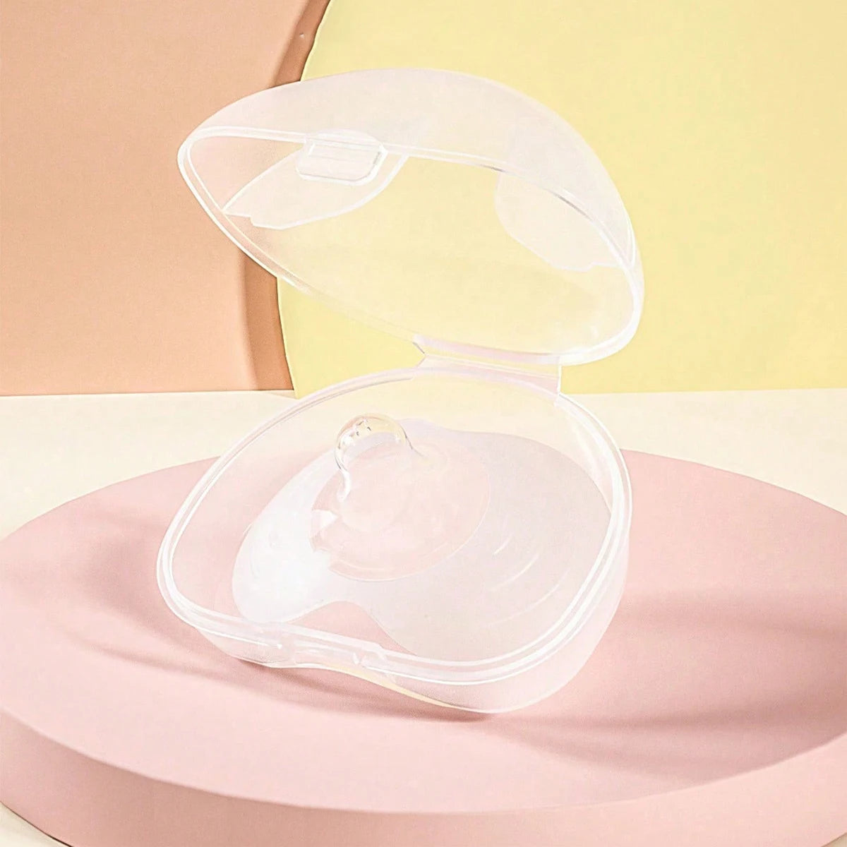 2pcs/Pack New Silicone Nipple Shields with Box, Breastfeeding Nipple