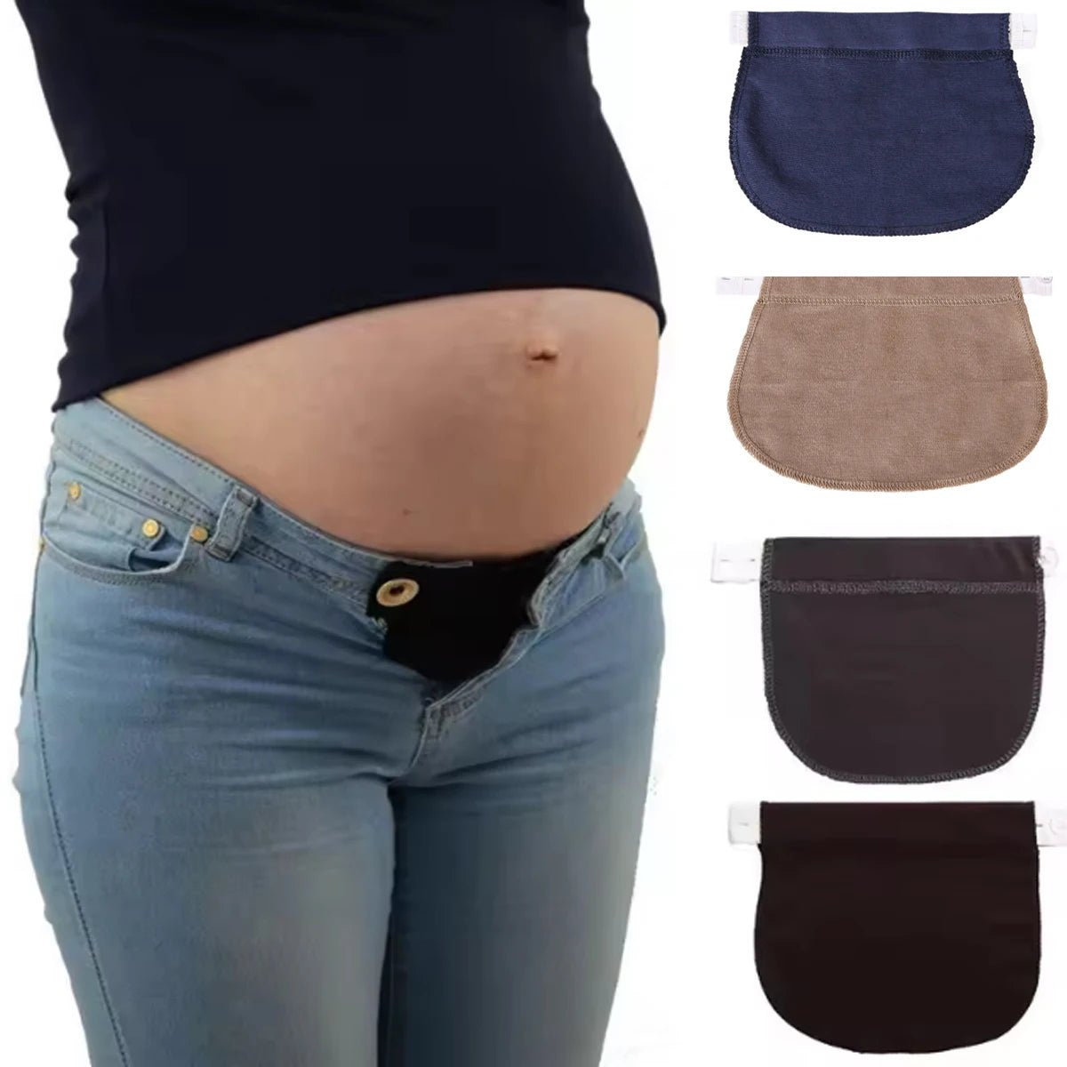 Fashion Adjustable Maternity Pregnancy Waistband Belt Elastic Waist