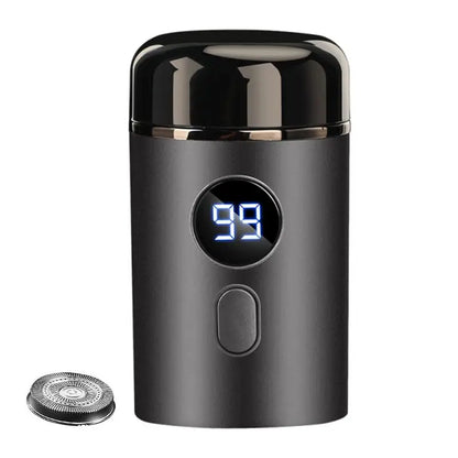 Small Electric Shaver Beard Trimmer Shaver IPX7 Waterproof Pocket Razors And Shaver Replace Head Pocket Travel Razors