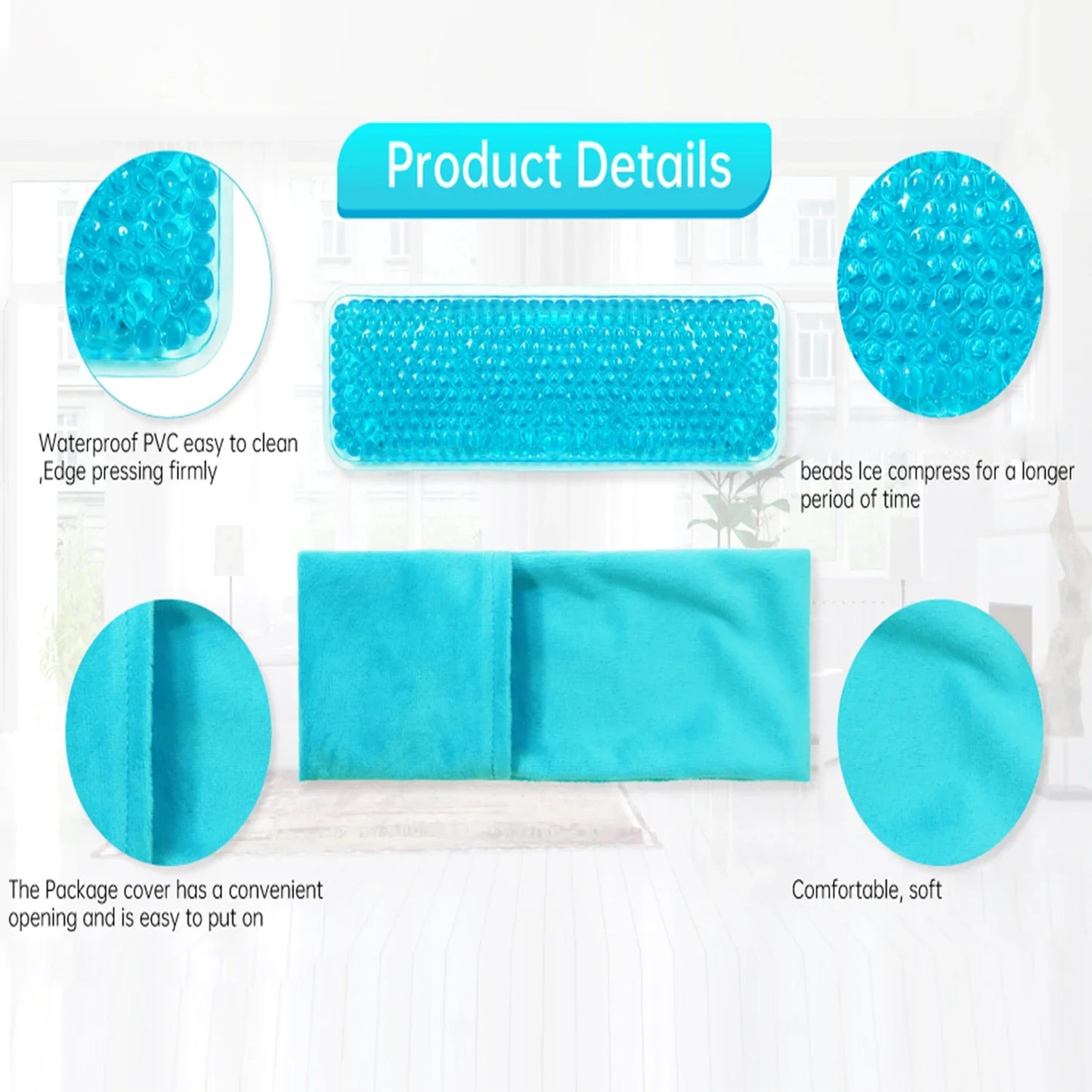 Perineal Cold Compress Heating Pad Microwavable Instant Ice Maxi Pads